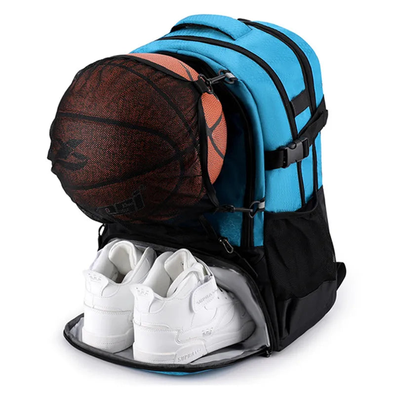 Basketball Backpack Football bag Large Sports Bag with Separate Ball Holder & Shoes Compartment, Best for Basketball, Soccer,Gym