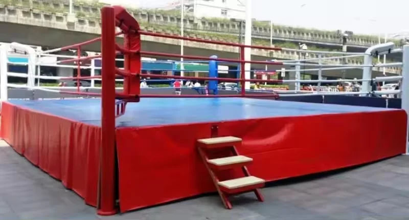 High Quality Cheap Custom Logo Portable Boxing Ring MMA Elevated Boxing Ring Wrestling Ring for Sale