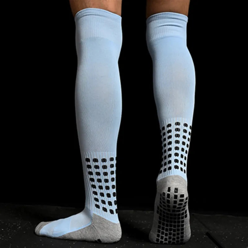 New Long Football Socks  Silicone Suction Cup Grip Anti Slip Soccer Socks Sports Men Women Baseball Rugby Socks