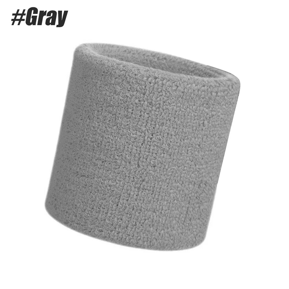1Pcs Sweatband Sports Wristband for Men & Women,Cotton Cloth Sweatband for Tennis,Basketball,Football,Running,Gym,Working Out