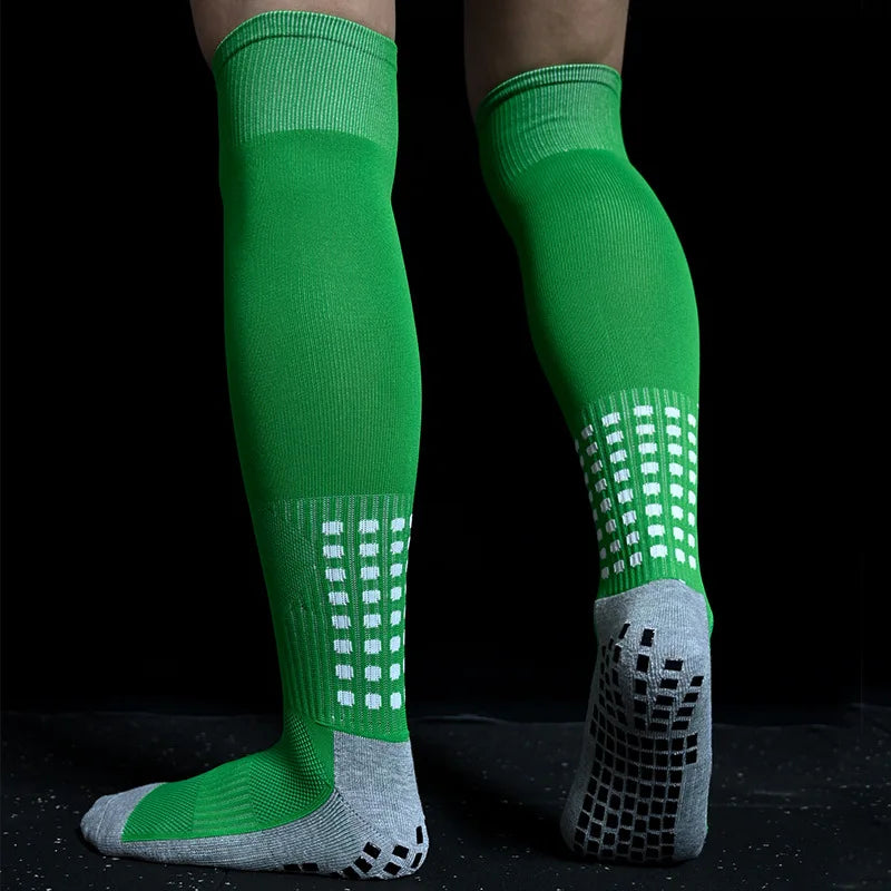 New Long Football Socks  Silicone Suction Cup Grip Anti Slip Soccer Socks Sports Men Women Baseball Rugby Socks