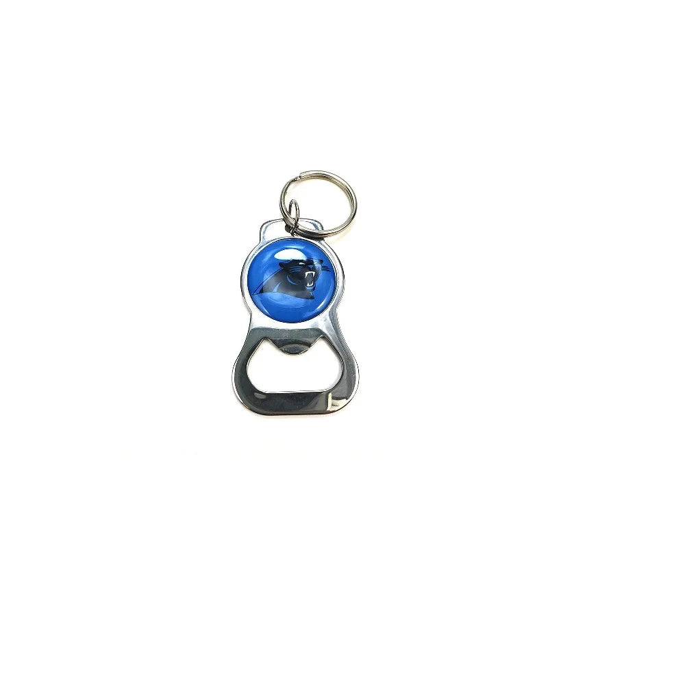 Beer Bottle Opener Keychain Stainless Steel Football nfl Charm Keychains Jewelry Gift