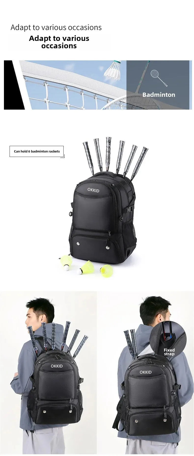 Basketball Backpack Football bag Large Sports Bag with Separate Ball Holder & Shoes Compartment, Best for Basketball, Soccer,Gym