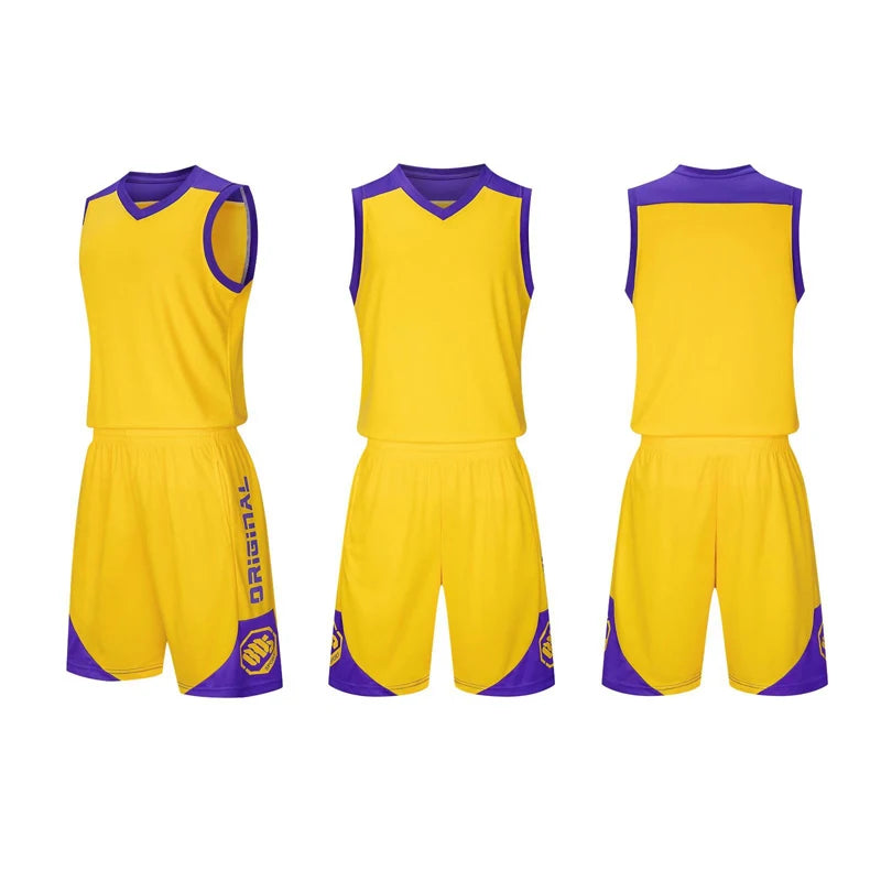 Basketball jersey custom Basketball training suit Adults and Kid clothes Sports vest Men Boys Basketball jersey Sets Large size