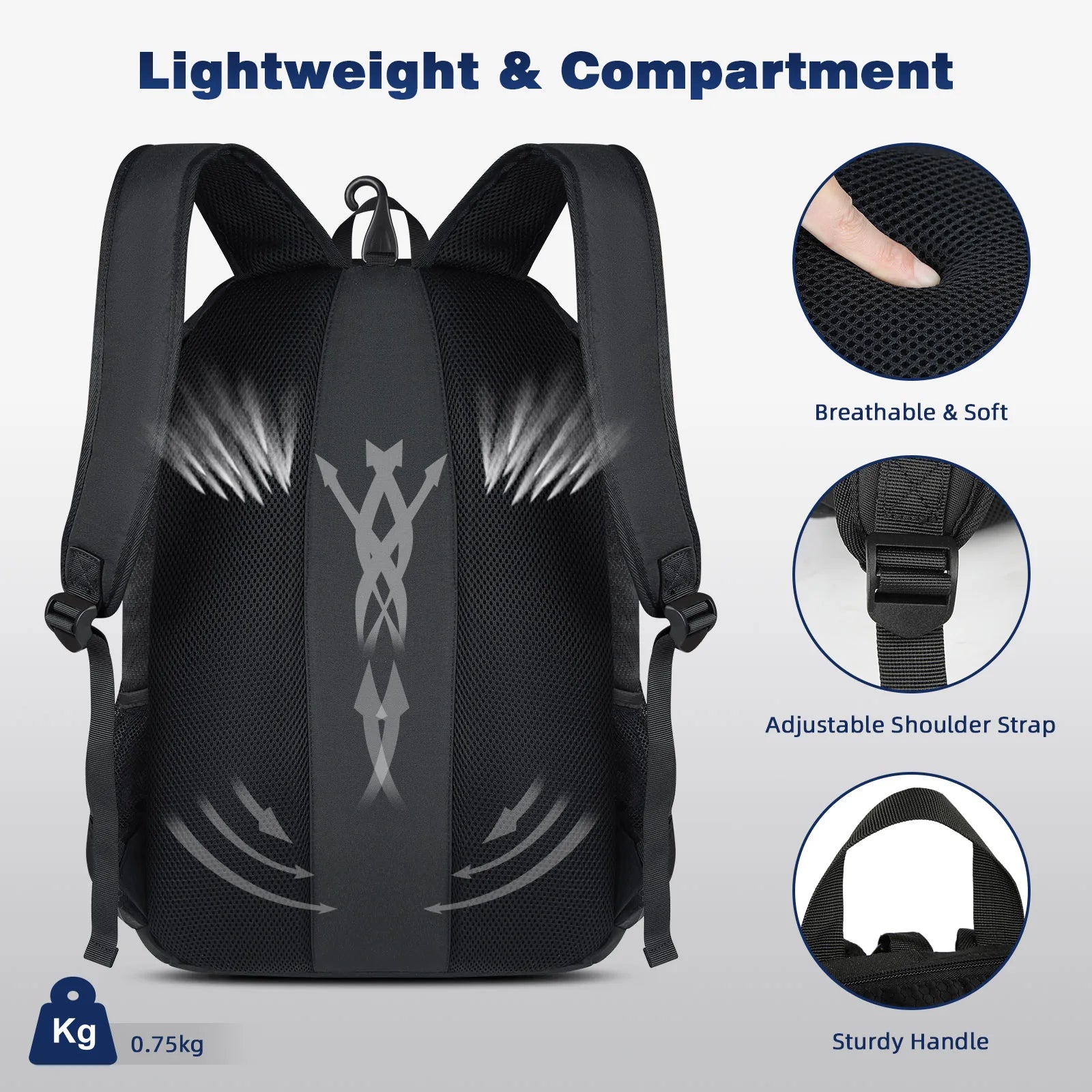 Large capacity Baseball Backpack Outdoor Sport Lightweight Backpack for Baseball Softball Bat Backpack with Shoe Compartment