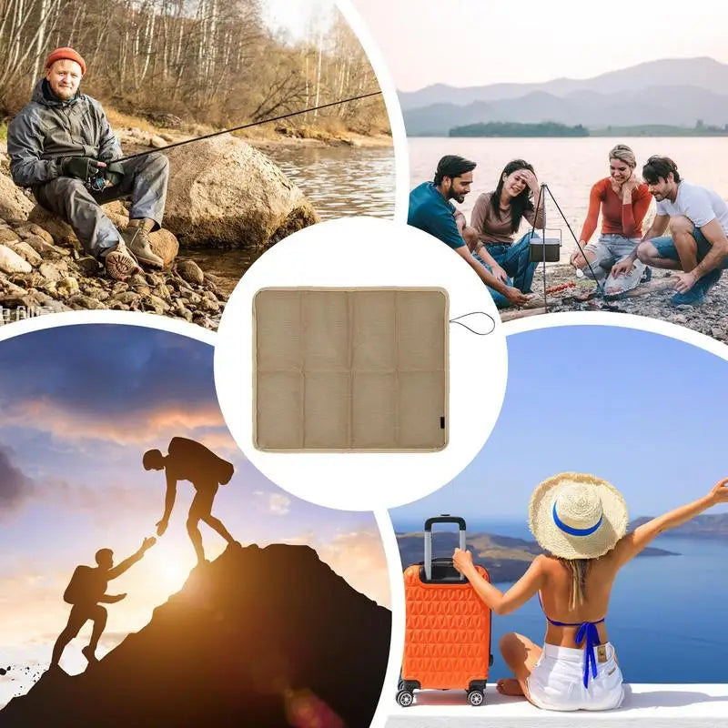 Portable Stadium Seat Cushion Waterproof Bleacher Cushion Seat Pad Portable Seat Cushion Sitting Mat For Hiking Camping Fishing