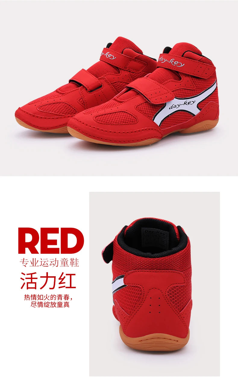 Children's Wrestling Boxing Shoes Children's Training Comfortable Wrestling Shoes Professional Squat Wrestling Boxing Shoes