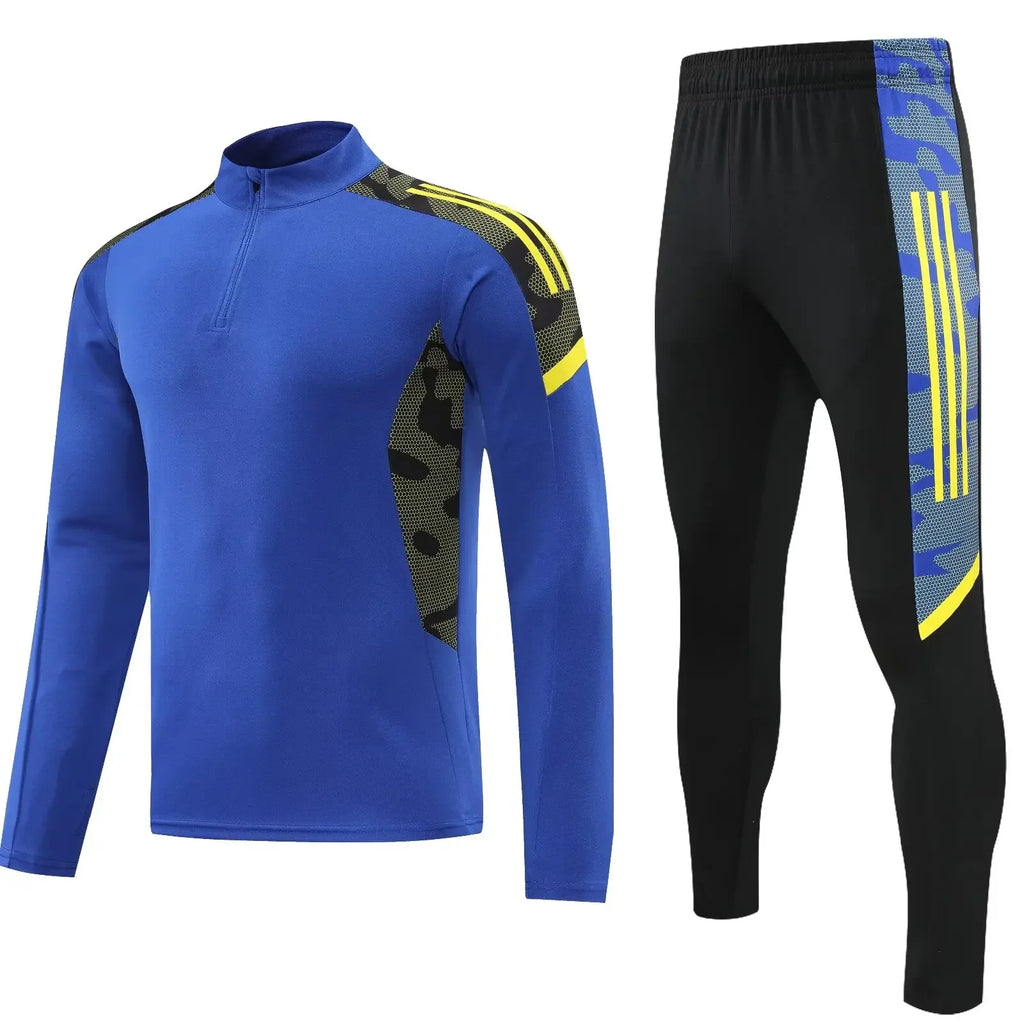 Men's Leisure sports set suit soccer Training wear games Jerseys Jacket baseball Kit  full sleeve top and trousers