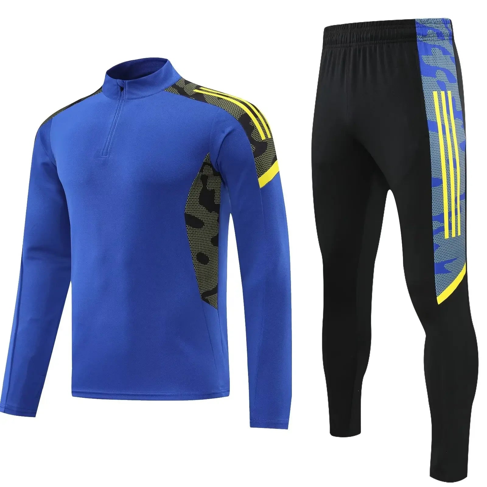 Men's Leisure sports set suit soccer Training wear games Jerseys Jacket baseball Kit  full sleeve top and trousers