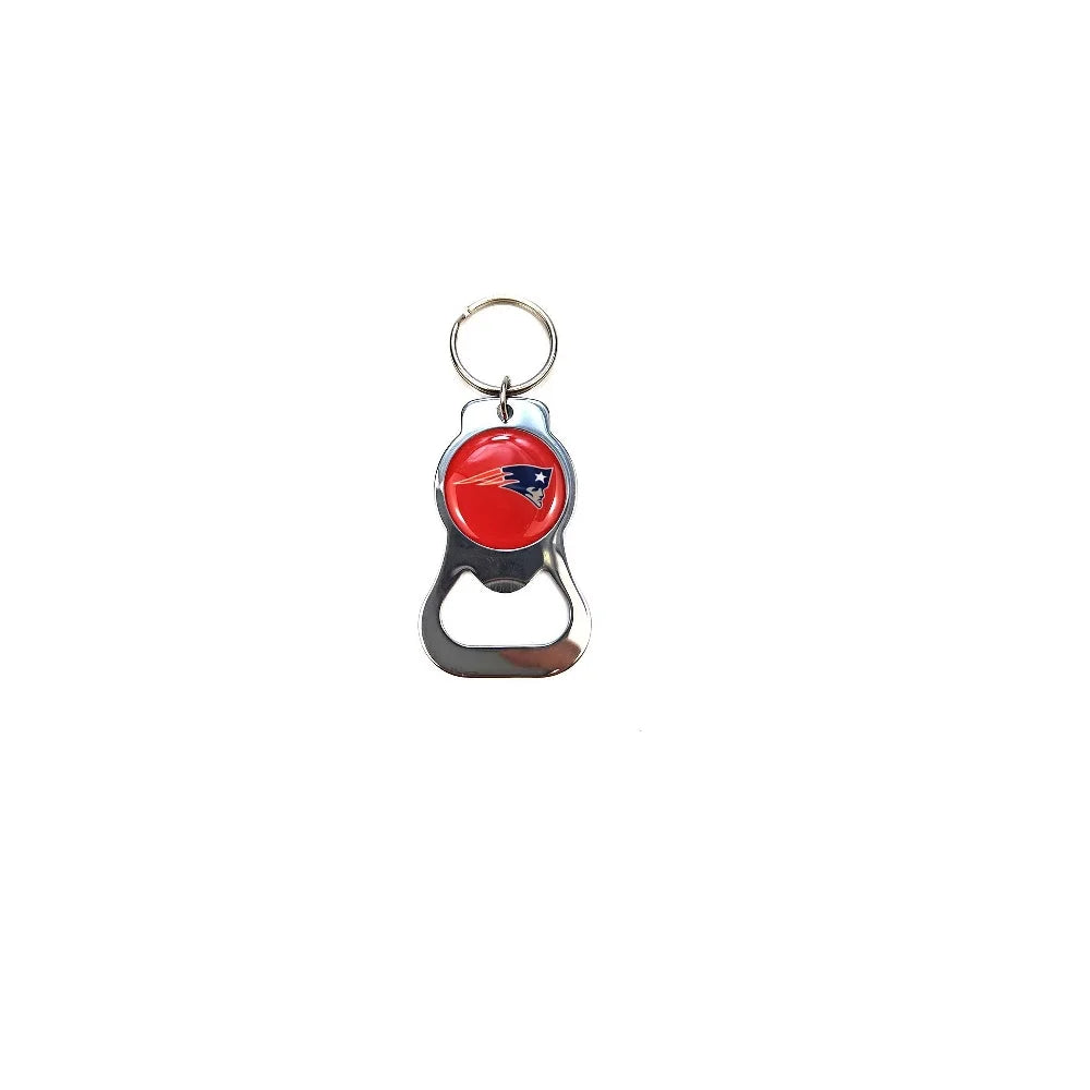 Beer Bottle Opener Keychain Stainless Steel Football nfl Charm Keychains Jewelry Gift