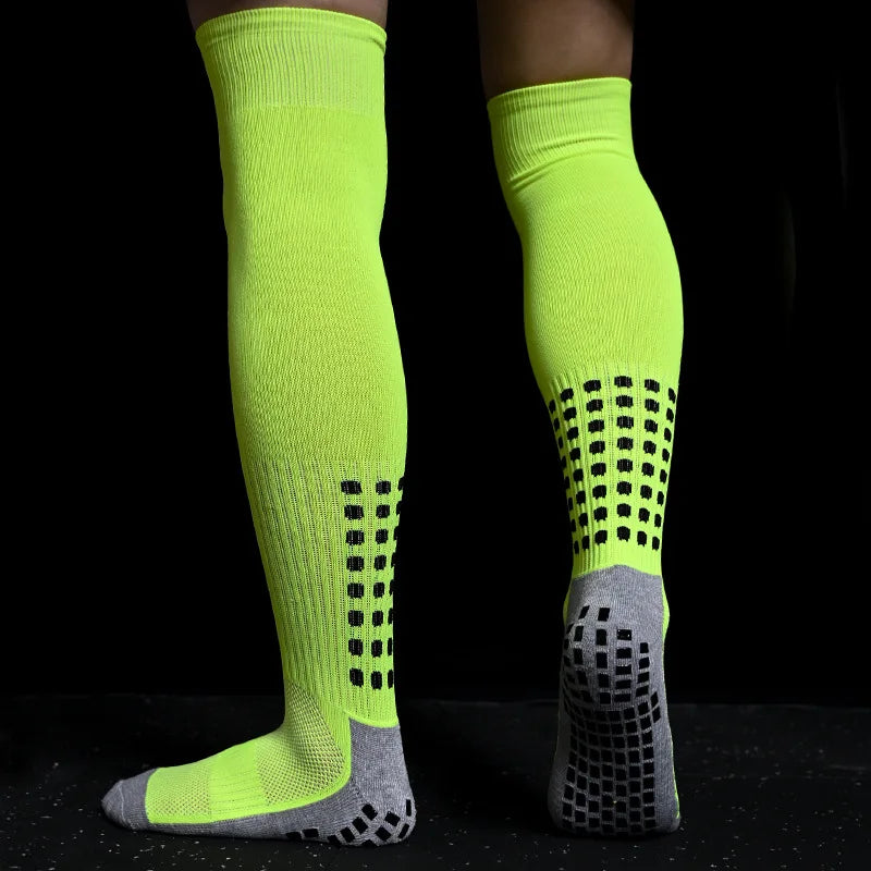 New Long Football Socks  Silicone Suction Cup Grip Anti Slip Soccer Socks Sports Men Women Baseball Rugby Socks