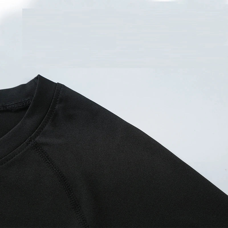 Compression Long Sleeve T Shirt Men Elastic Training T-shirt Gym Fitness Workout Tights Sport Jersey Athletic Running Shirt Men