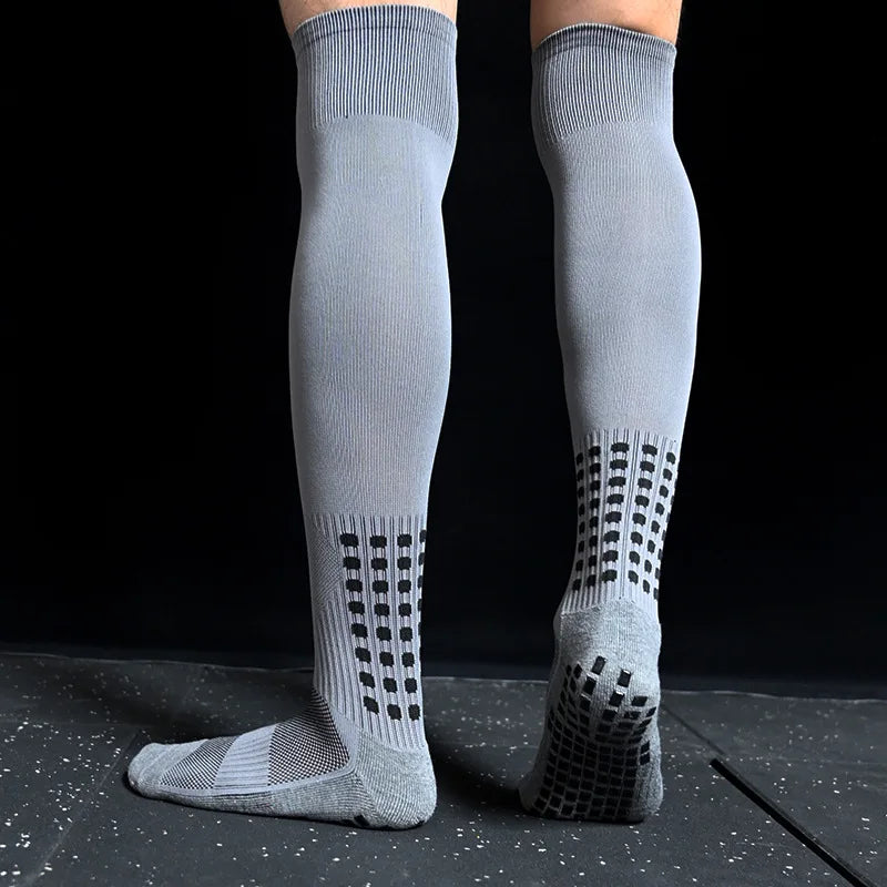 New Long Football Socks  Silicone Suction Cup Grip Anti Slip Soccer Socks Sports Men Women Baseball Rugby Socks