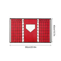 Baseball and Softball Hitting Mat with Non-Slip Backing High-Visibility Stance Guide Cushioned Surface for Batting Practice