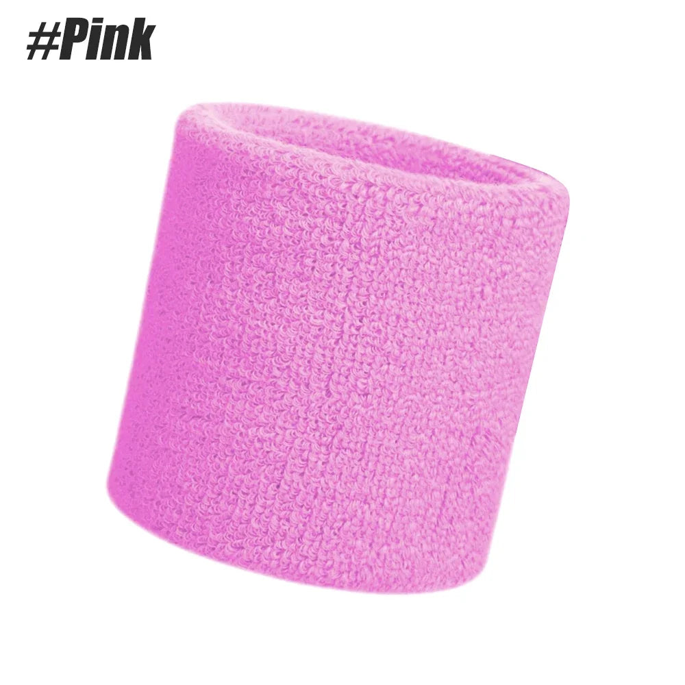 1Pcs Sweatband Sports Wristband for Men & Women,Cotton Cloth Sweatband for Tennis,Basketball,Football,Running,Gym,Working Out