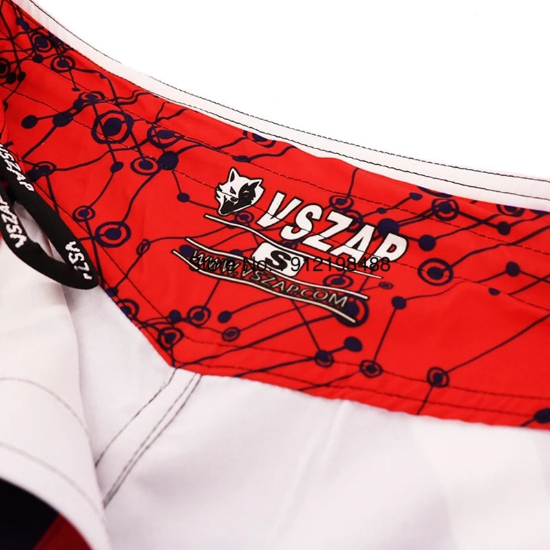 MMA Shorts Men's Boxing Pants VSZAP Kickboxing Training Grappling Shorts Gym Breathable Martial Arts Muay Thai Cage Fight Wear