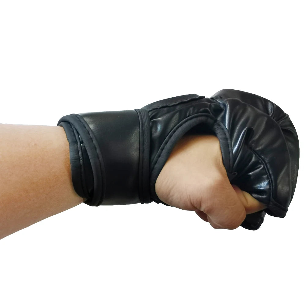MMA Gloves Half-Finger for Boxing GlovesTraining Muay Thai Sparring Punching Bag Sanda Professional Fighting Mitts mma