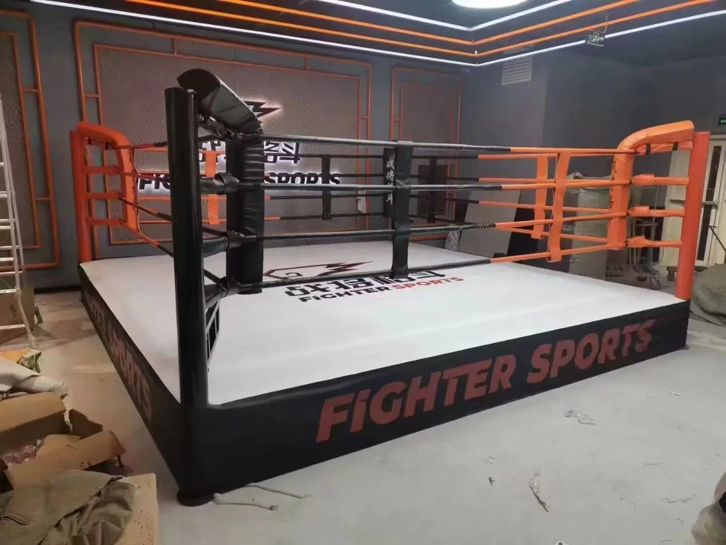 High Quality Cheap Custom Logo Portable Boxing Ring MMA Elevated Boxing Ring Wrestling Ring for Sale
