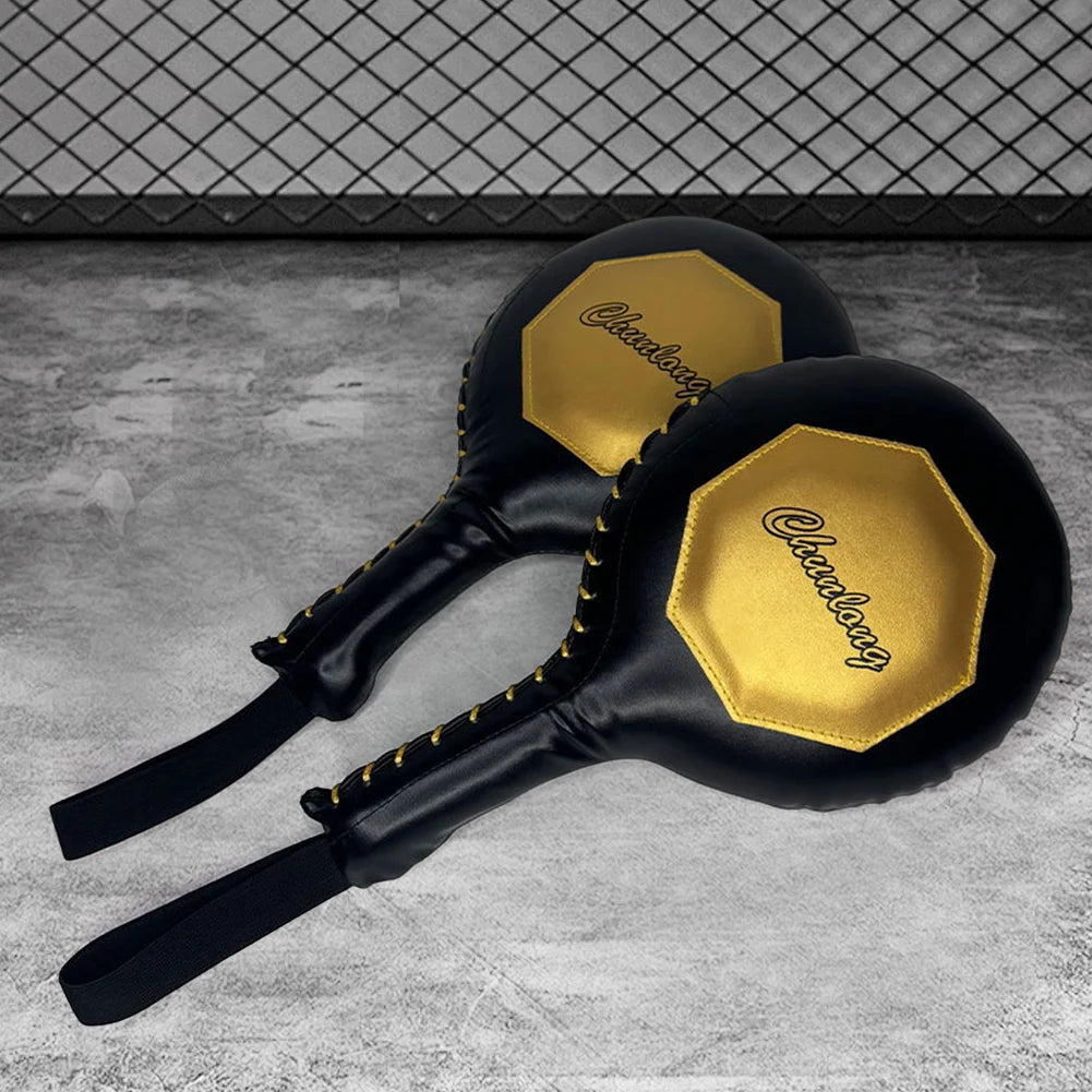 Boxing Target Paddles Boxing MMA Target Pads Non Slip Handle Punching Paddles with Elastic Strap for Boxing MMA Muay Thai