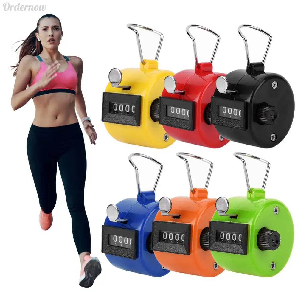 Handheld Tally Counter Hand Mechanical Counters Clickers Pitch Counter for Counting Knitting Coaching Golf Fishing