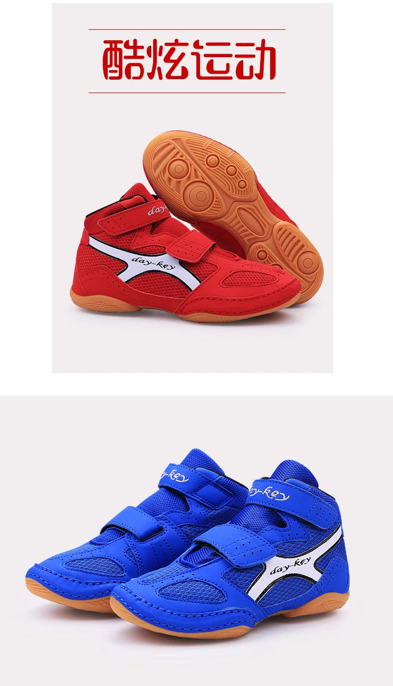 Children's Wrestling Boxing Shoes Children's Training Comfortable Wrestling Shoes Professional Squat Wrestling Boxing Shoes