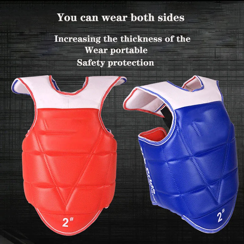 WTF Taekwondo Glvoes Karate Vest Body Protector Sparring Gear Arm Shin Chest Guard Helmet MMA Training Set Equipment kickboxing