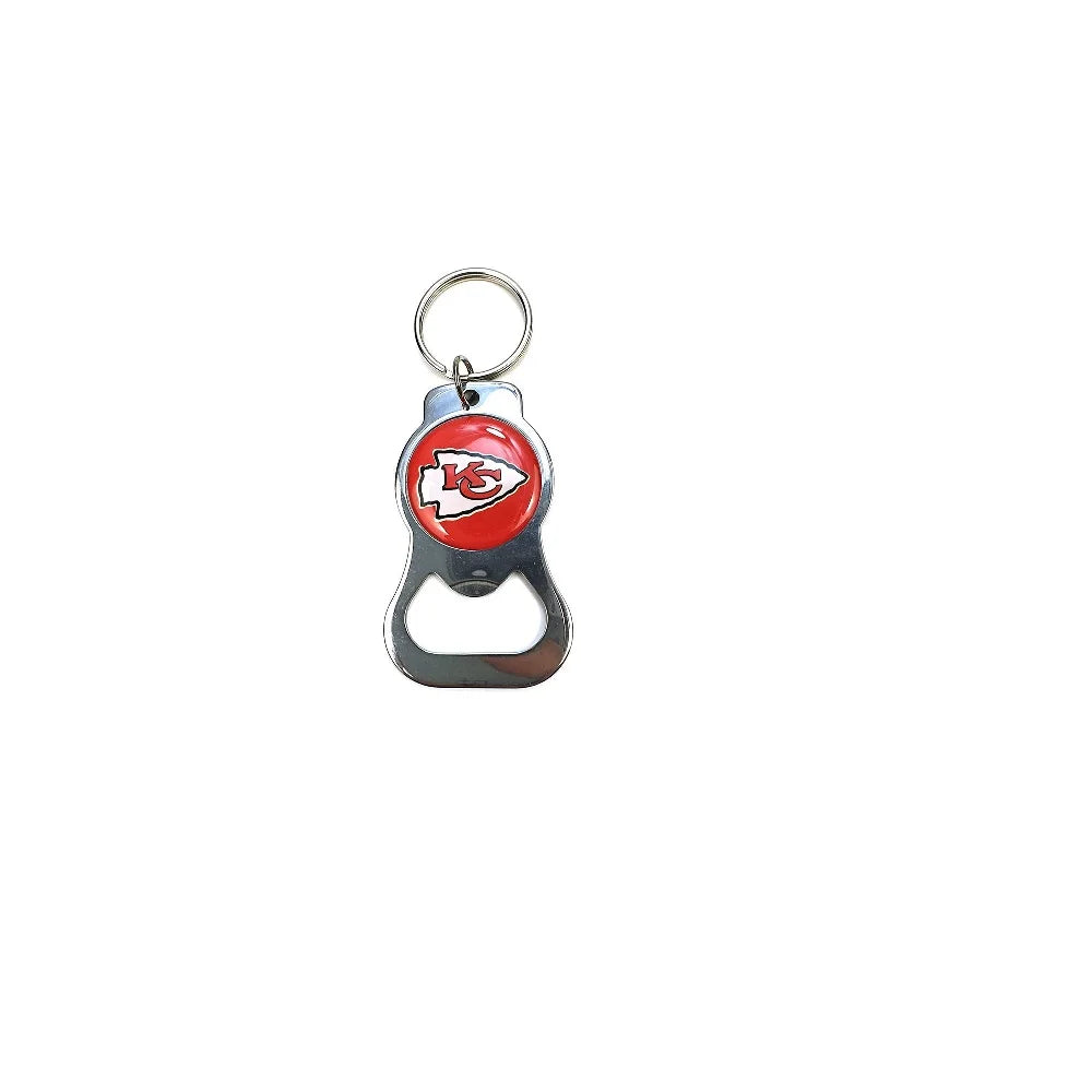 Beer Bottle Opener Keychain Stainless Steel Football nfl Charm Keychains Jewelry Gift