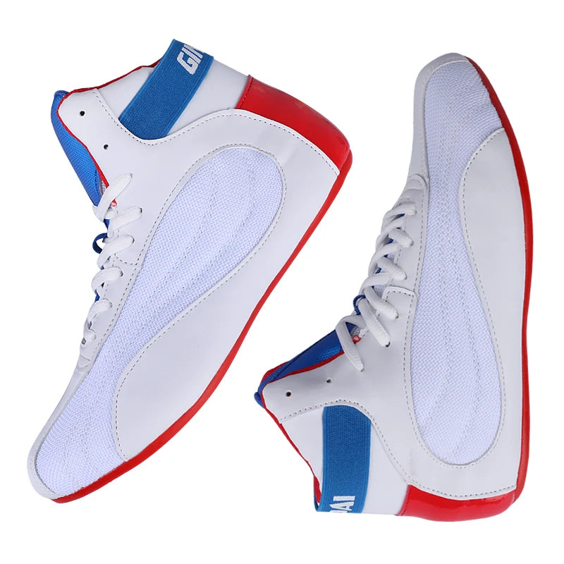 Professional Men Wrestling Shoes Breathable Women Boxing Shoes Comfortable Boxing Training Boot Wear-Resisting Fighting Boots