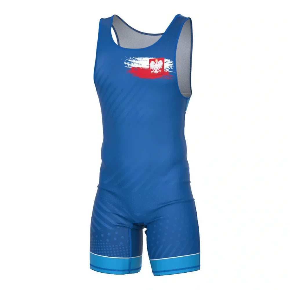 2025 Mens Wrestling Singlet Uniform