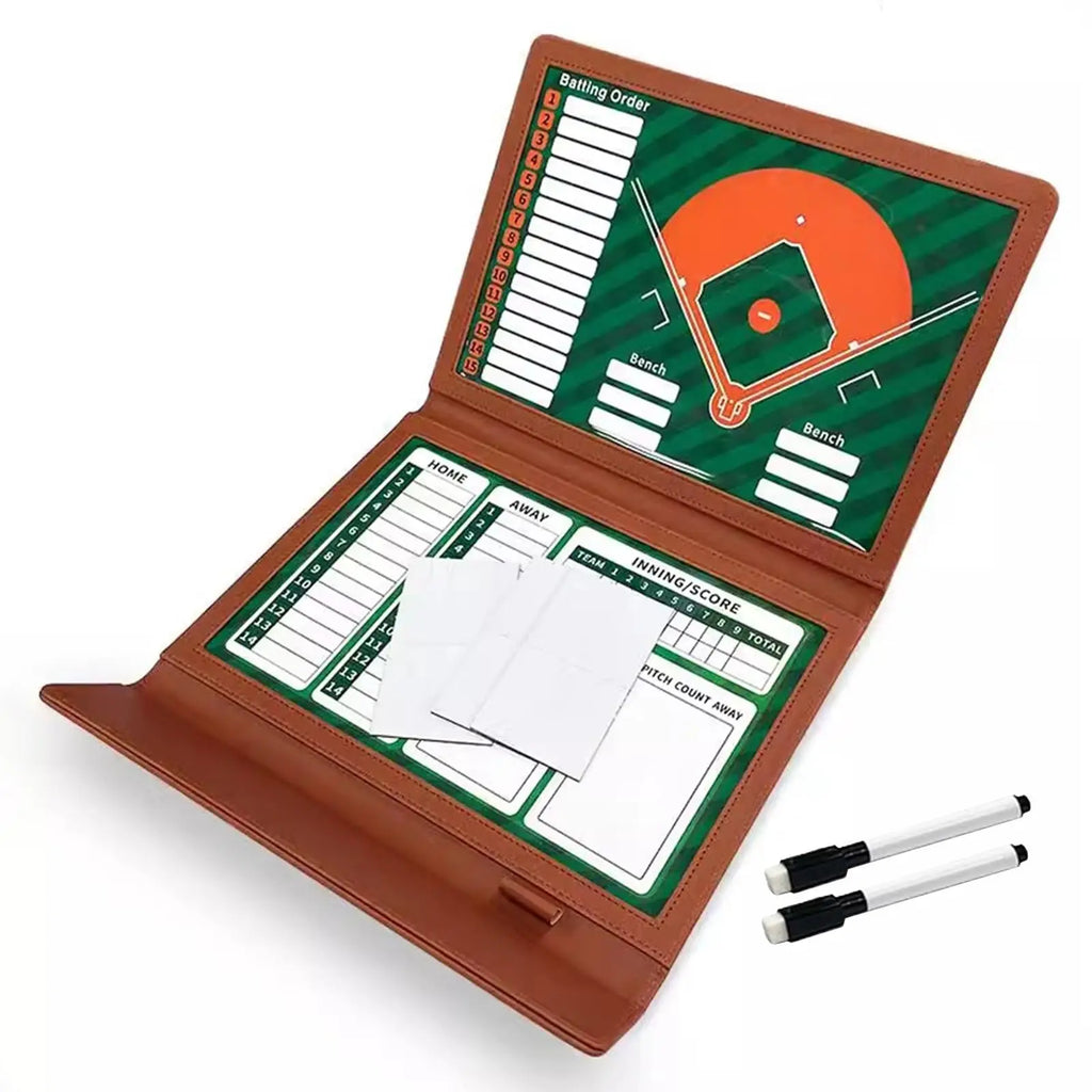 Magnetic Baseball Coaching Board Ouble-Sided Magnetic Writable Erasable Game Training Portable Strategy Board For Match Training