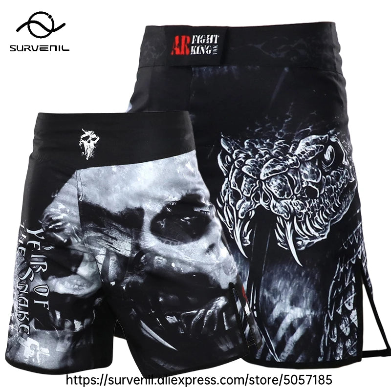 MMA Shorts Jiu Jitsu Muay Thai Pants Men's Fight Shorts Martial Arts BJJ Grappling Kickboxing Fighting Boxing Training Trunks