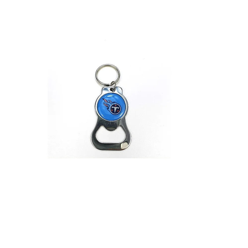 Beer Bottle Opener Keychain Stainless Steel Football nfl Charm Keychains Jewelry Gift