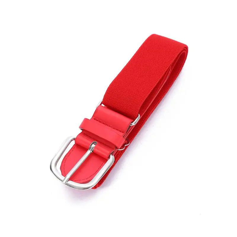 Youth - Durable Baseball Belt Elastic Elastic Tight Men's Club Leisure Elastic Belt Sports Girl Softball Elastic Loose Belt