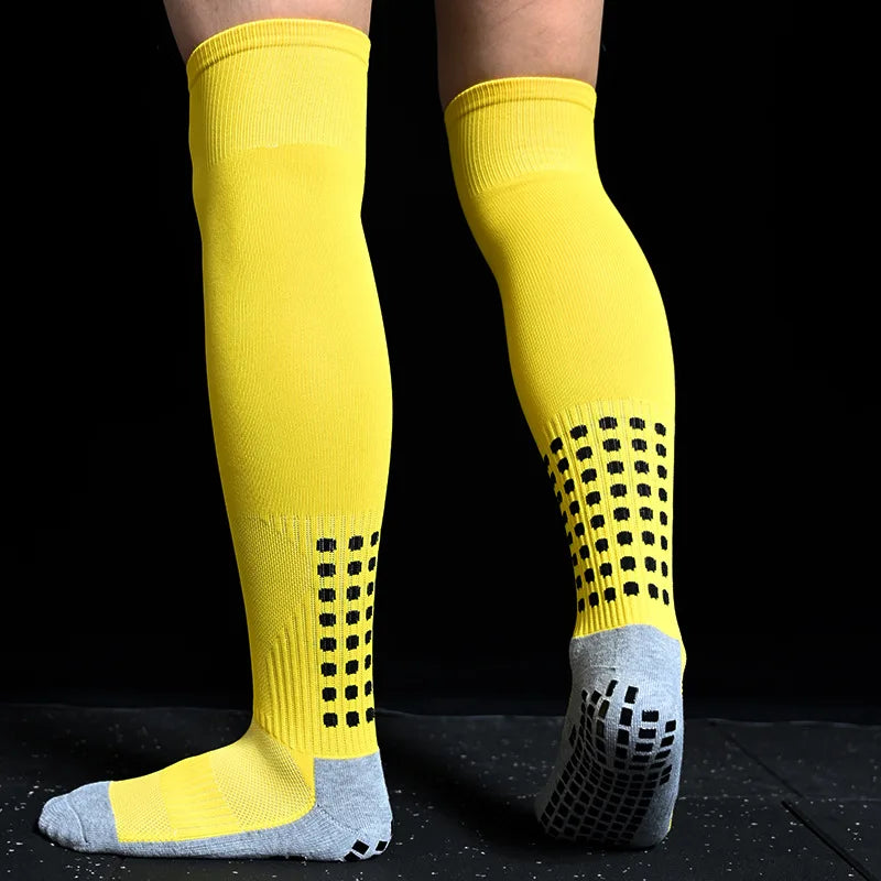 New Long Football Socks  Silicone Suction Cup Grip Anti Slip Soccer Socks Sports Men Women Baseball Rugby Socks
