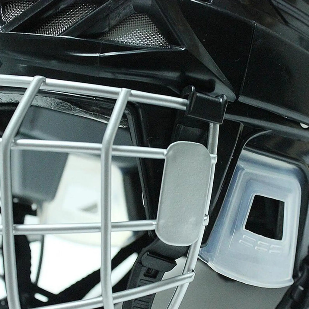 Hockey Helmet Black with Chinstrap Ice Skate Helmet for Training Competition