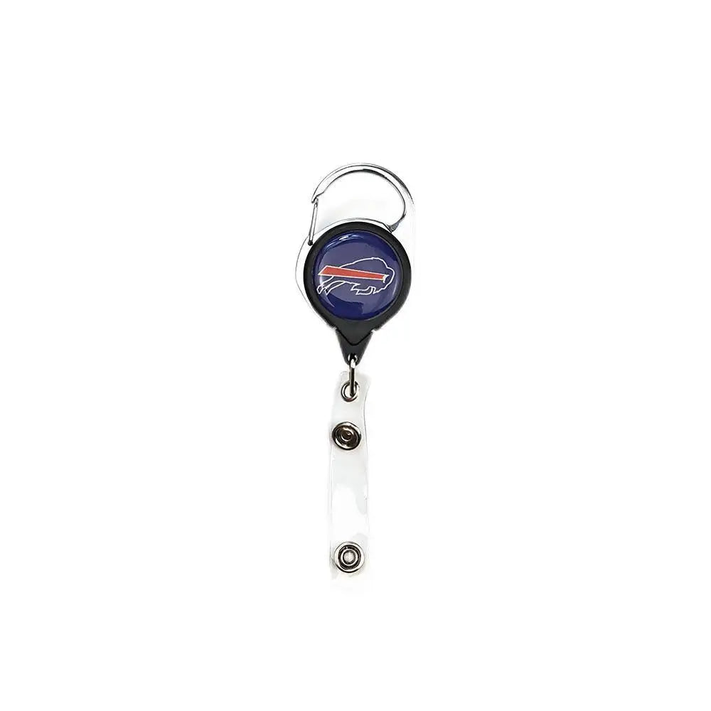 Belt Rope Football nfl Keychain Name Tag Holder Cord Reel Retract ID Card Badge Clip Reel