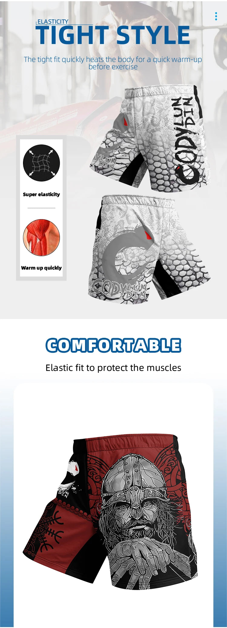 Fighting Hot MMA Training Grappling Shorts With 4-Way Stretch Fabric And Your Own Sublimation Printing MMA Shorts With Rubber