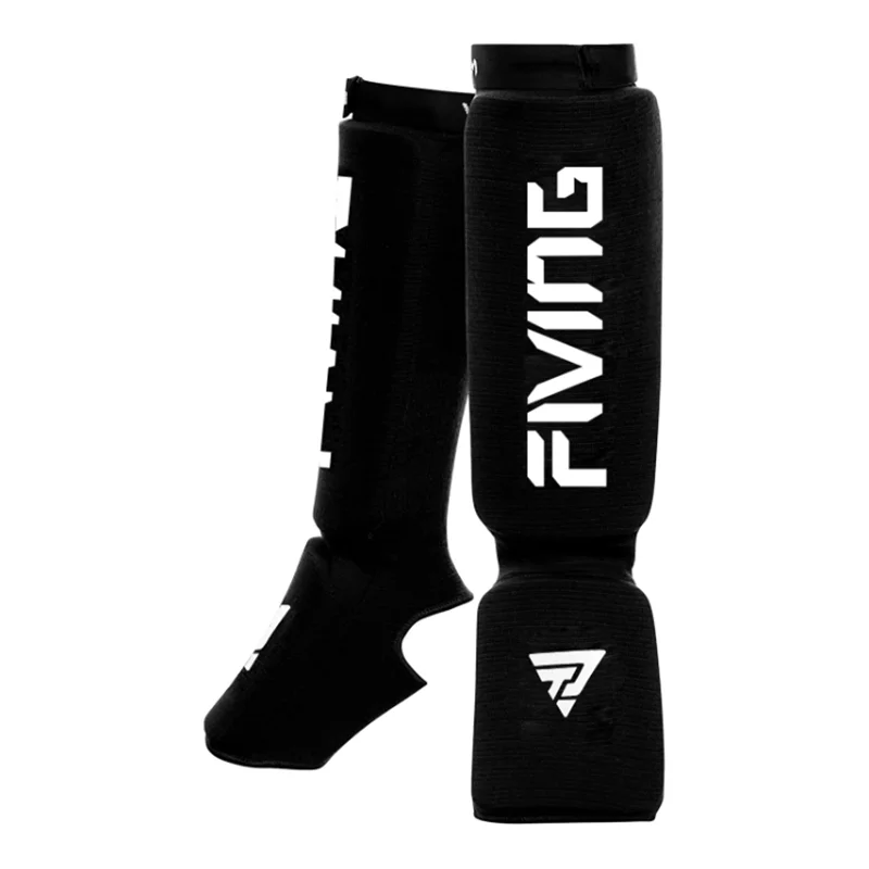 Cotton Boxing Shin Guards MMA Instep Ankle Protector Foot Protection TKD Kickboxing Pad Muaythai Training Leg Support Protectors