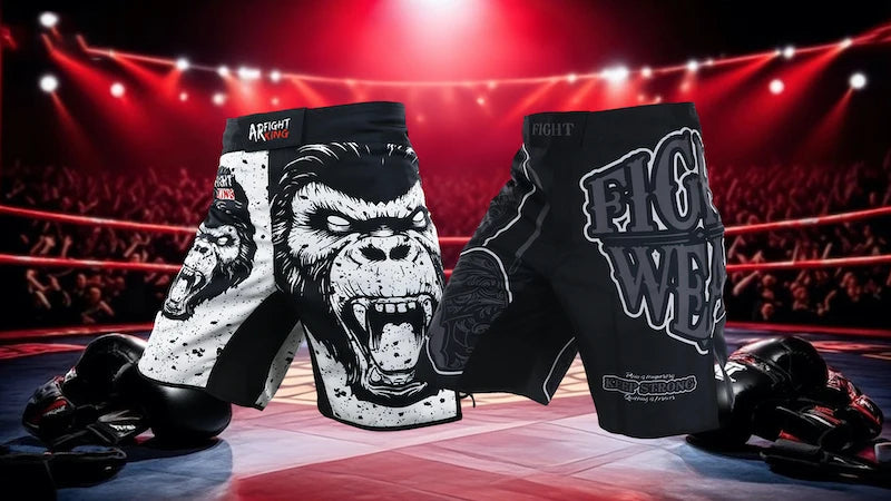 MMA Pants Combat Boxing Shorts for Men Women Fitness Gym Sports Jiu-Jitsu Kickboxing Muay Thai Shorts Crossfit BJJ Fight Wear