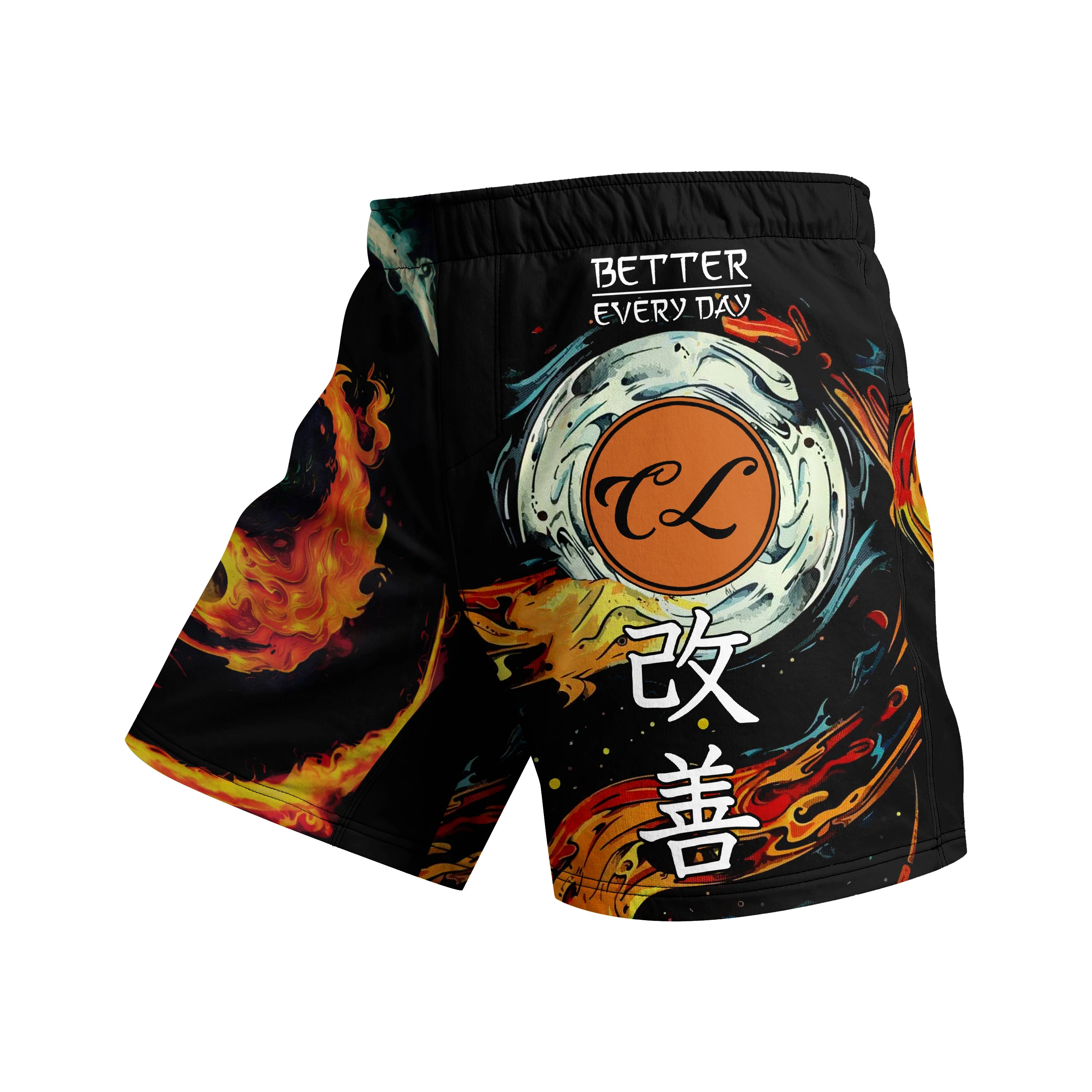 Fighting Hot MMA Training Grappling Shorts With 4-Way Stretch Fabric And Your Own Sublimation Printing MMA Shorts With Rubber