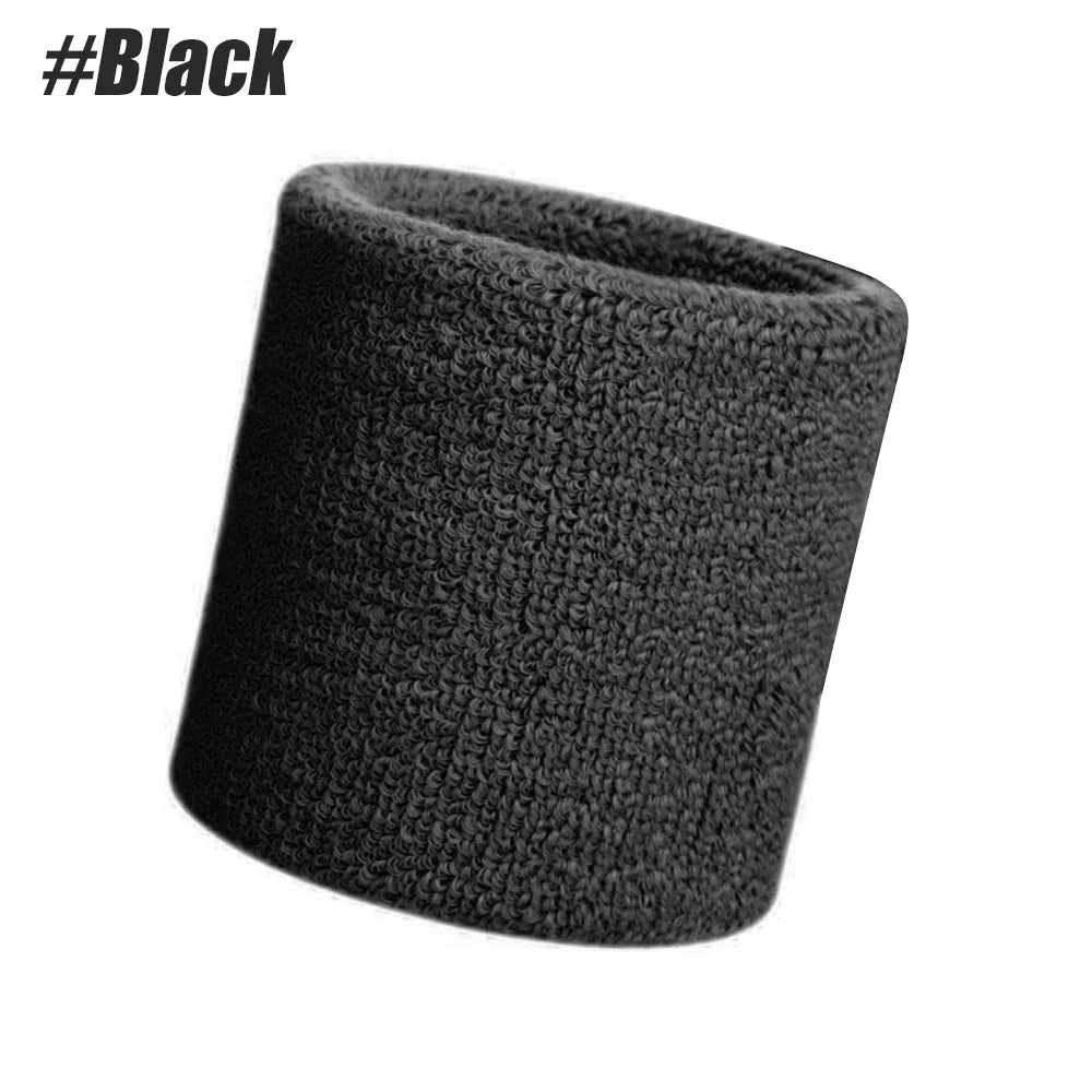 1Pcs Sweatband Sports Wristband for Men & Women,Cotton Cloth Sweatband for Tennis,Basketball,Football,Running,Gym,Working Out
