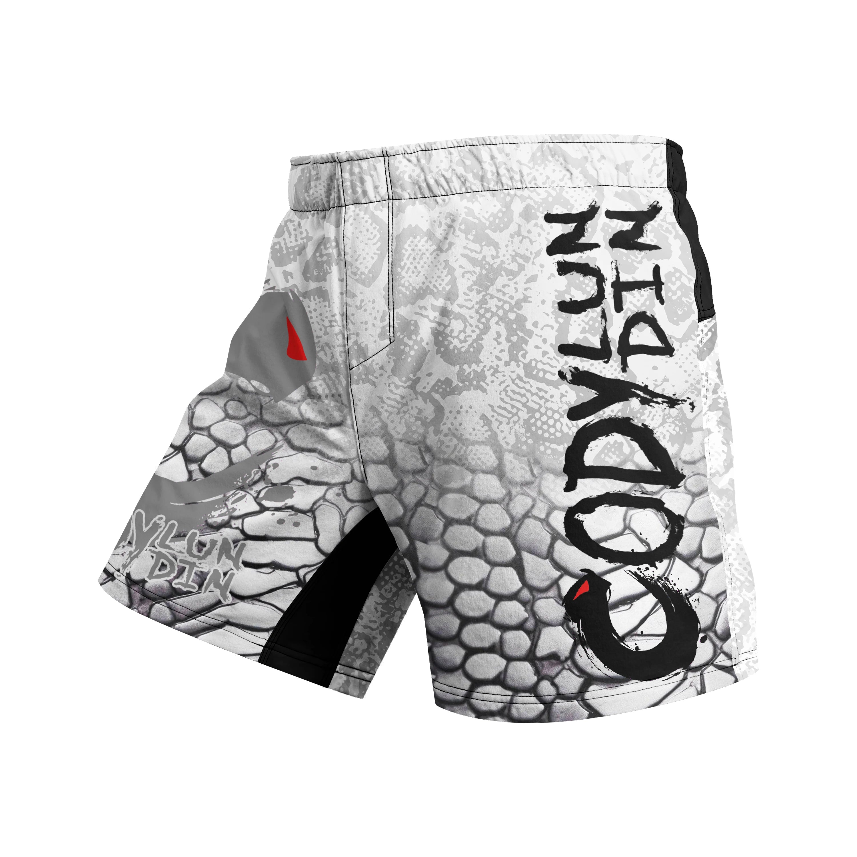 Fighting Hot MMA Training Grappling Shorts With 4-Way Stretch Fabric And Your Own Sublimation Printing MMA Shorts With Rubber