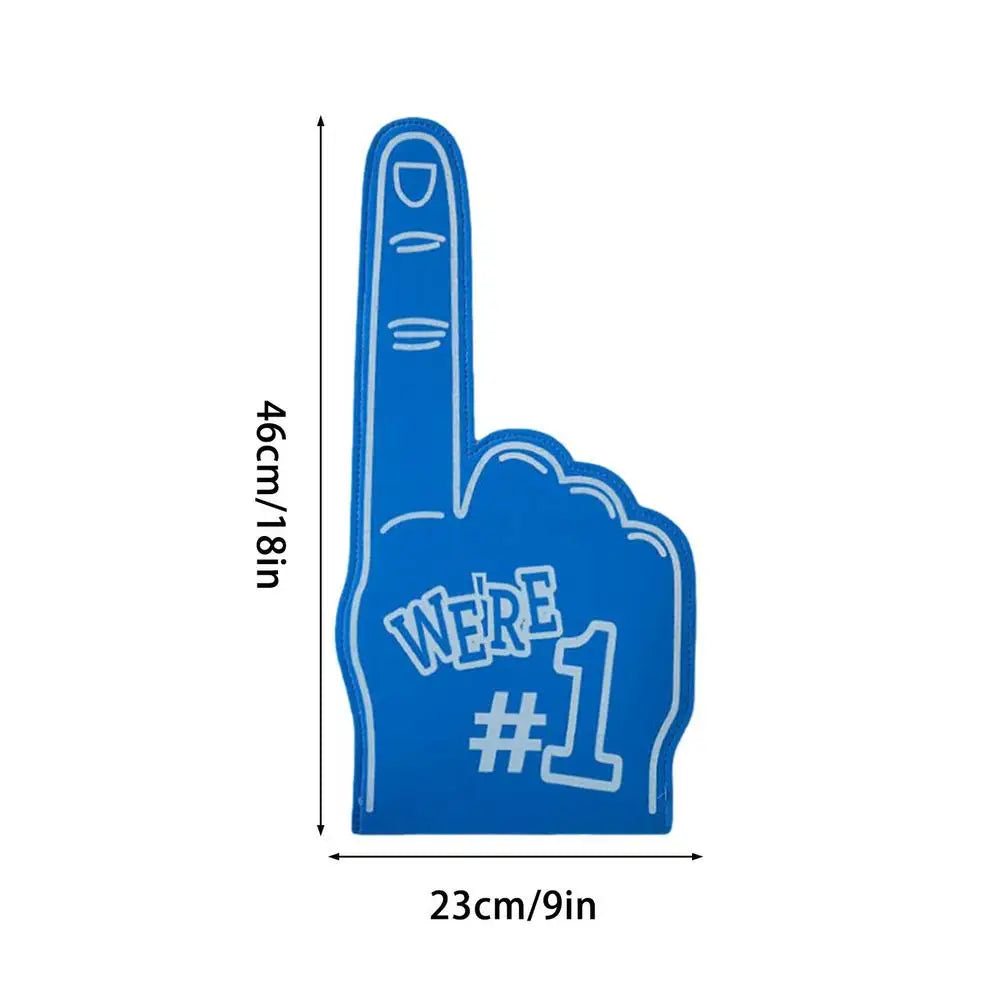 Cheer Up Foam Fingers For Sports Number 1 Cheer On Cheerleading Props Hand Finger Gloves 18 Inch Sports Cheer Fan Finger