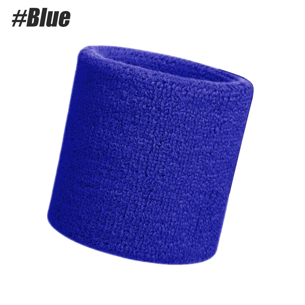 1Pcs Sweatband Sports Wristband for Men & Women,Cotton Cloth Sweatband for Tennis,Basketball,Football,Running,Gym,Working Out