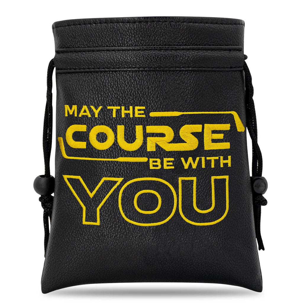 You golf valuable item bag, sealed with a drawstring. This portable packaging bag is very suitable for holding golf balls