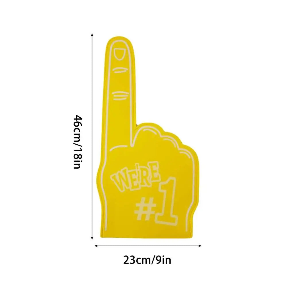 Cheer Up Foam Fingers For Sports Number 1 Cheer On Cheerleading Props Hand Finger Gloves 18 Inch Sports Cheer Fan Finger