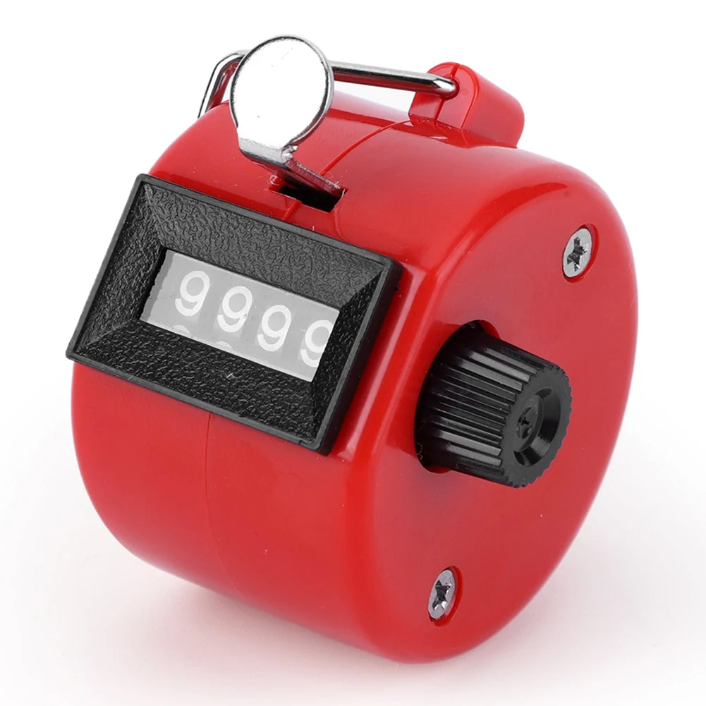 Handheld Tally Counter Hand Mechanical Counters Clickers Pitch Counter for Counting Knitting Coaching Golf Fishing