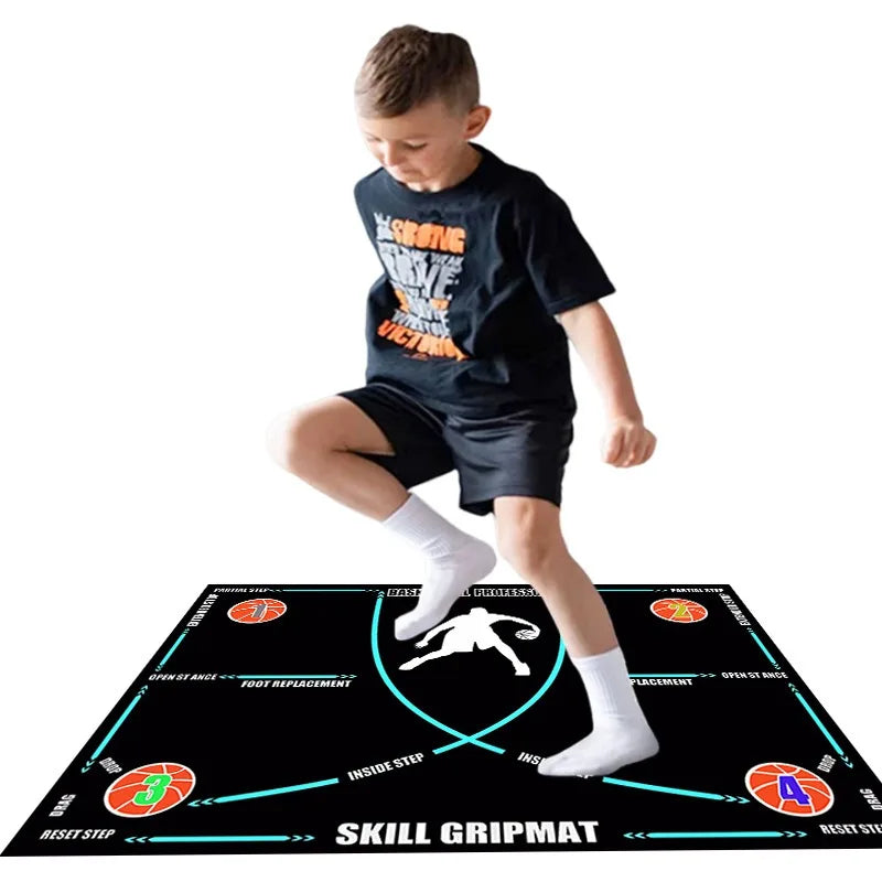 Basketball Training Mat Anti Slip Noise Reduction Home Kid's Basketball Mat Carpet Training Mat Mini Basketball Training Mat