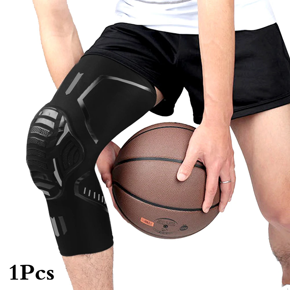 1 Piece Basketball Kneepads Elastic Foam Volleyball Knee Pad Protector Fitness Gear Sports Training Support Bracers