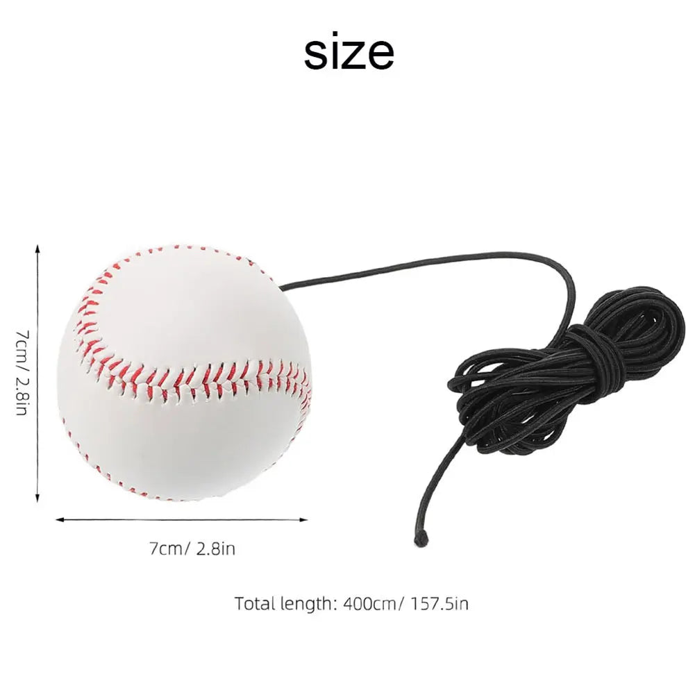 Baseball Batting Trainer with Elastic Rope Hitting Practice Equipment Baseball & Softball Training Aid for Baseball and Softball
